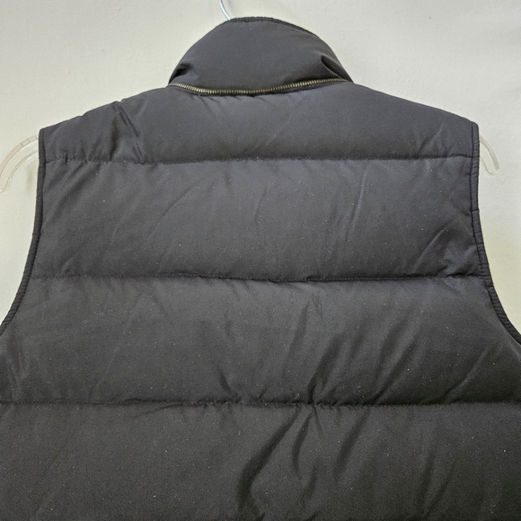 THEORY Womens S Warm Goose Down‎ Puffer Vest Jacket Black Full Zip High Collar - Picture 10 of 15